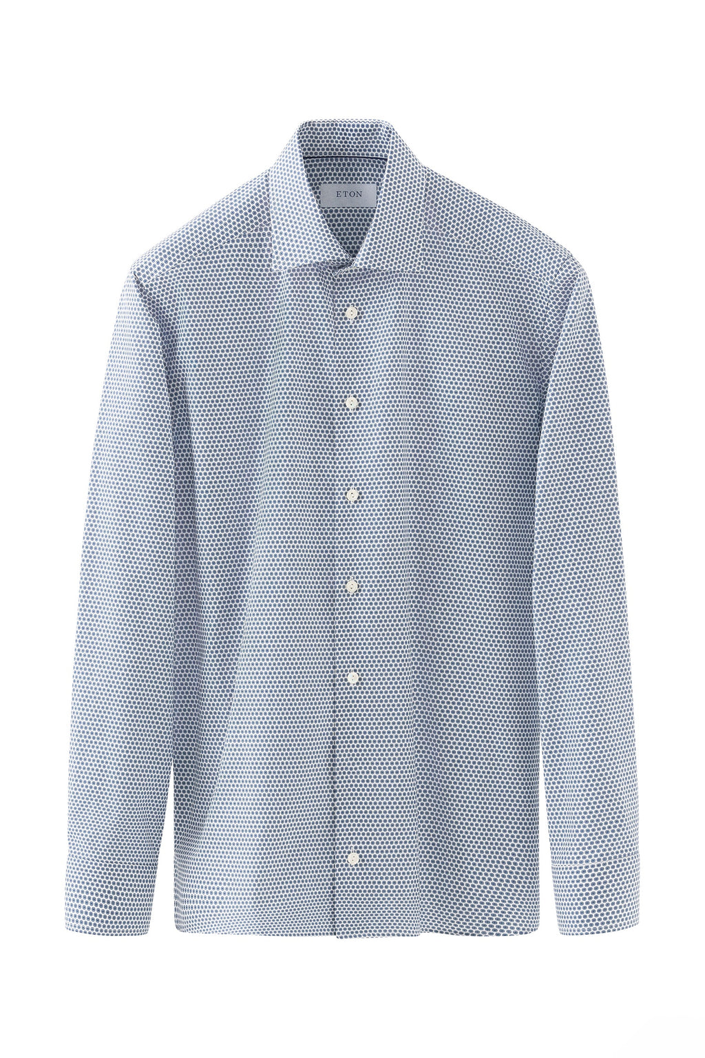 ETON | Flower Pattern Shirt | Dark Blue