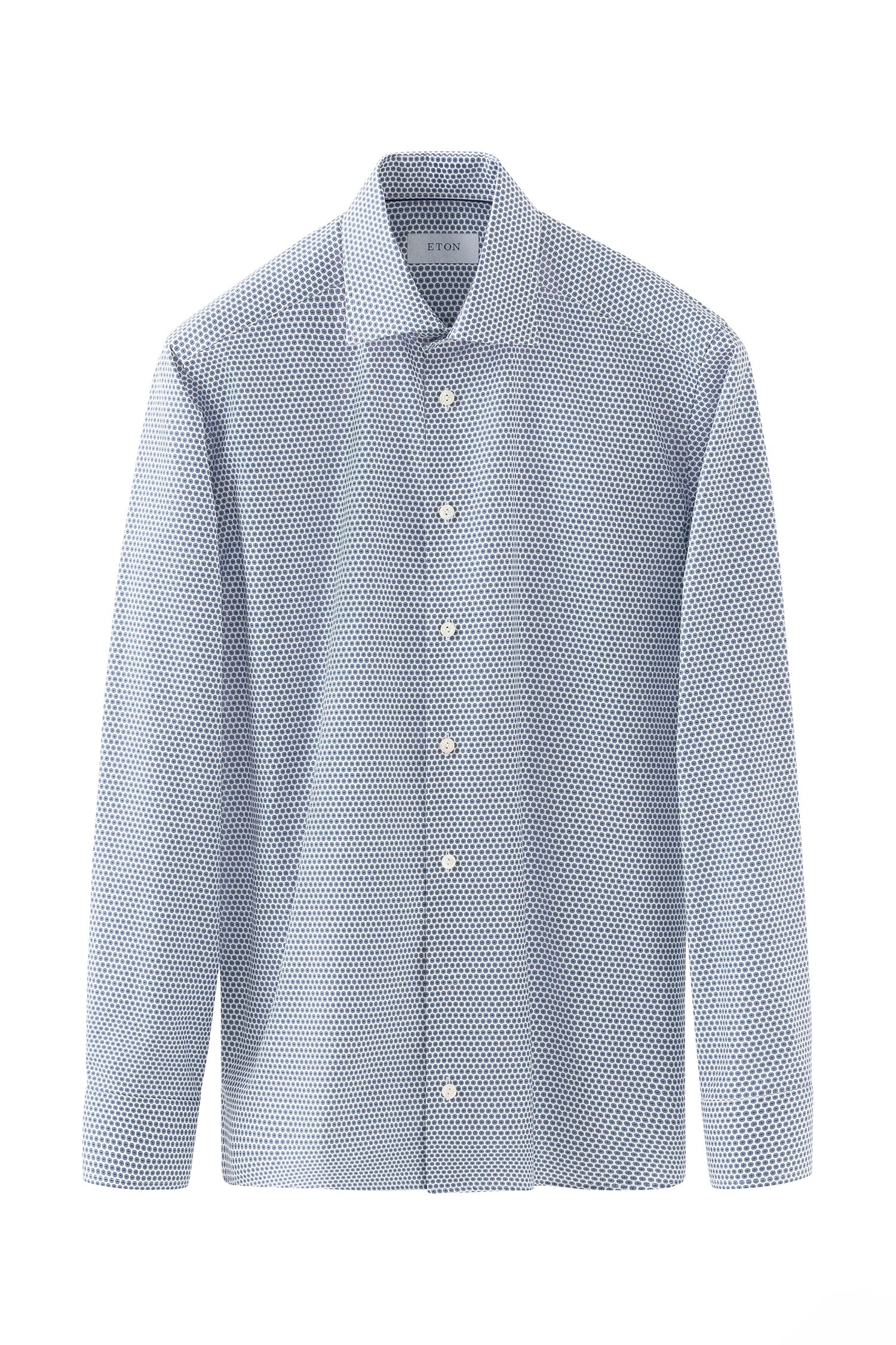 ETON | Flower Pattern Shirt | Dark Blue