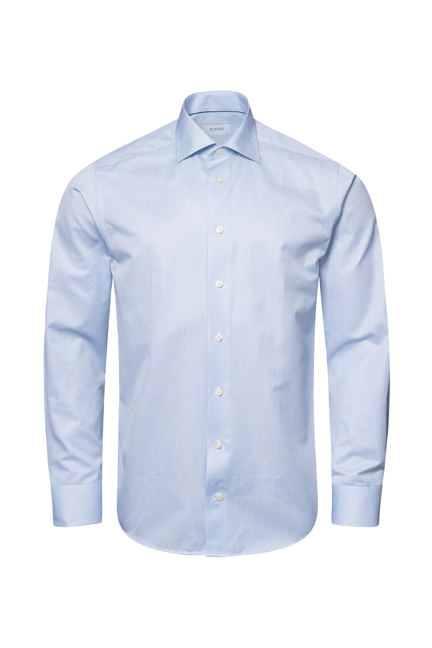 ETON | Twill Stripe Shirt | Blue