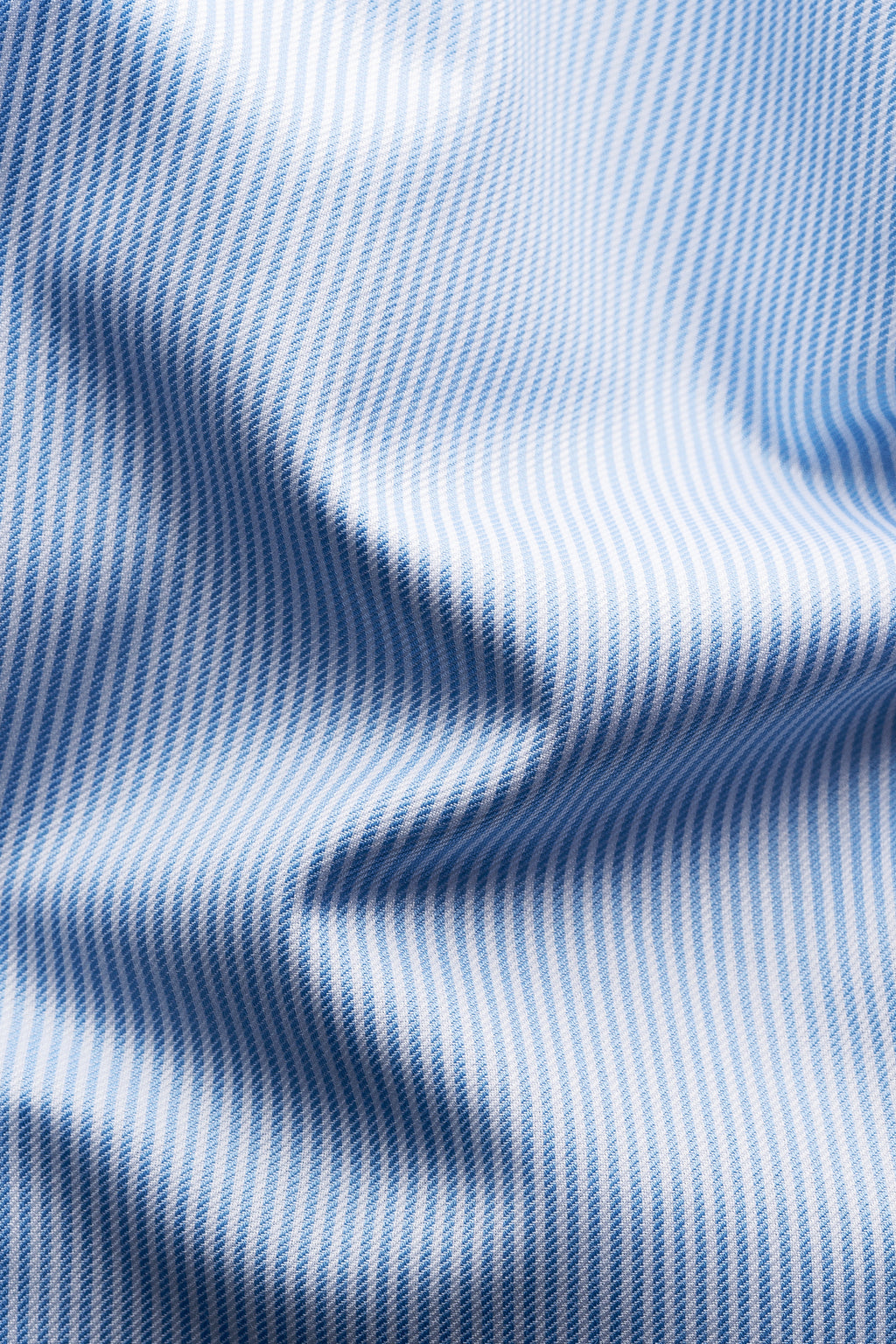 ETON | Twill Stripe Shirt | Blue