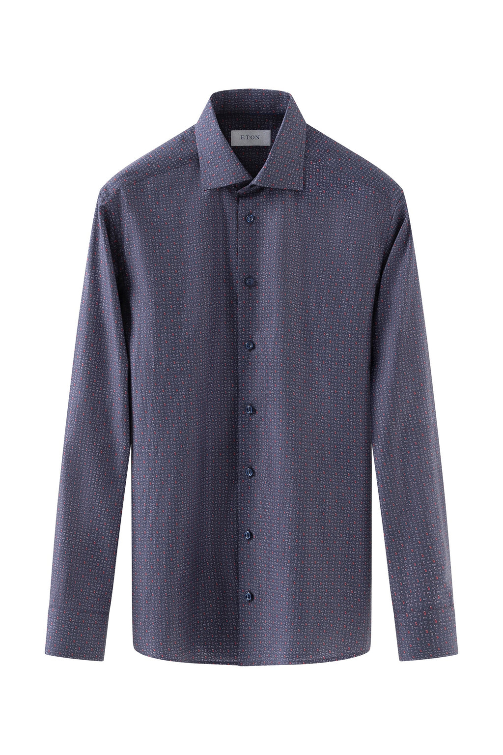 ETON | Contemporary Fit Shirt Paisley Print | Navy