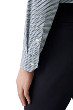 ETON | Flower Pattern Shirt | Dark Blue