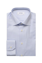 ETON | Horizontal Stripe Shirt | Blue