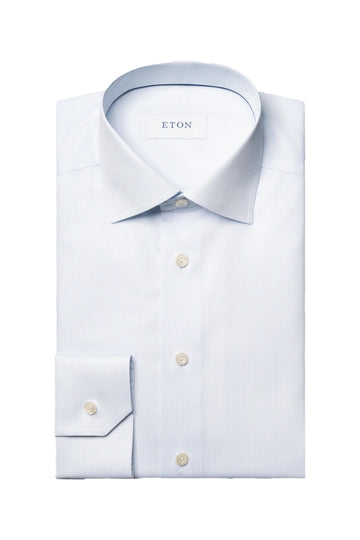 ETON Sky Blue Striped Shirt