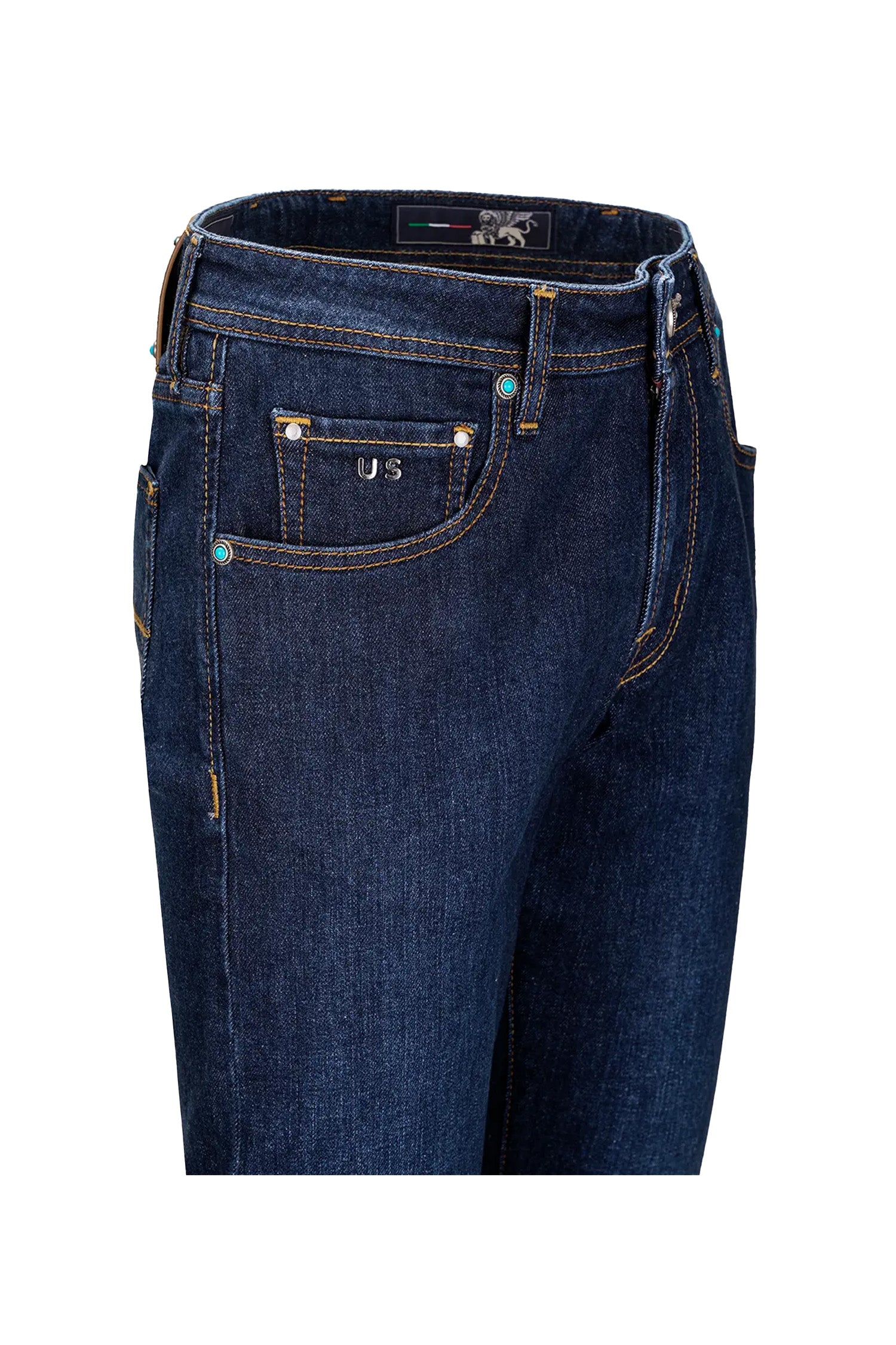 TRAMAROSSA | Michaelangelo Jeans Yellowstone Label | Denim Blue