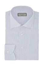 CANALI | Cross-Check Pattern Shirt | Blue