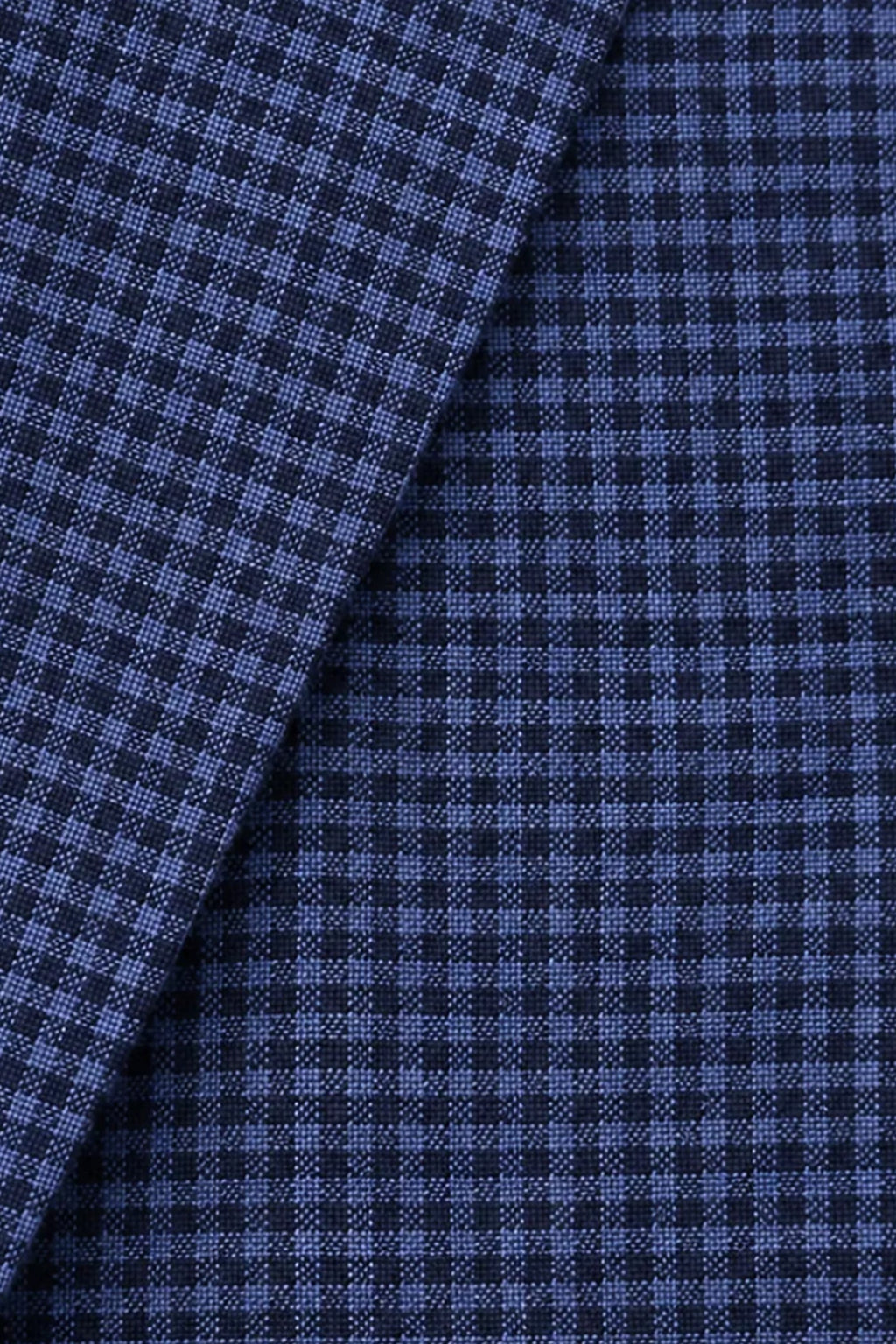 TOMBOLINI | Zero-Gravity Seersucker Check Jacket | Navy