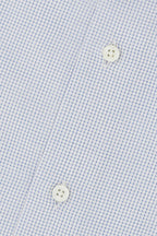 CANALI | Cross-Check Pattern Shirt | Blue
