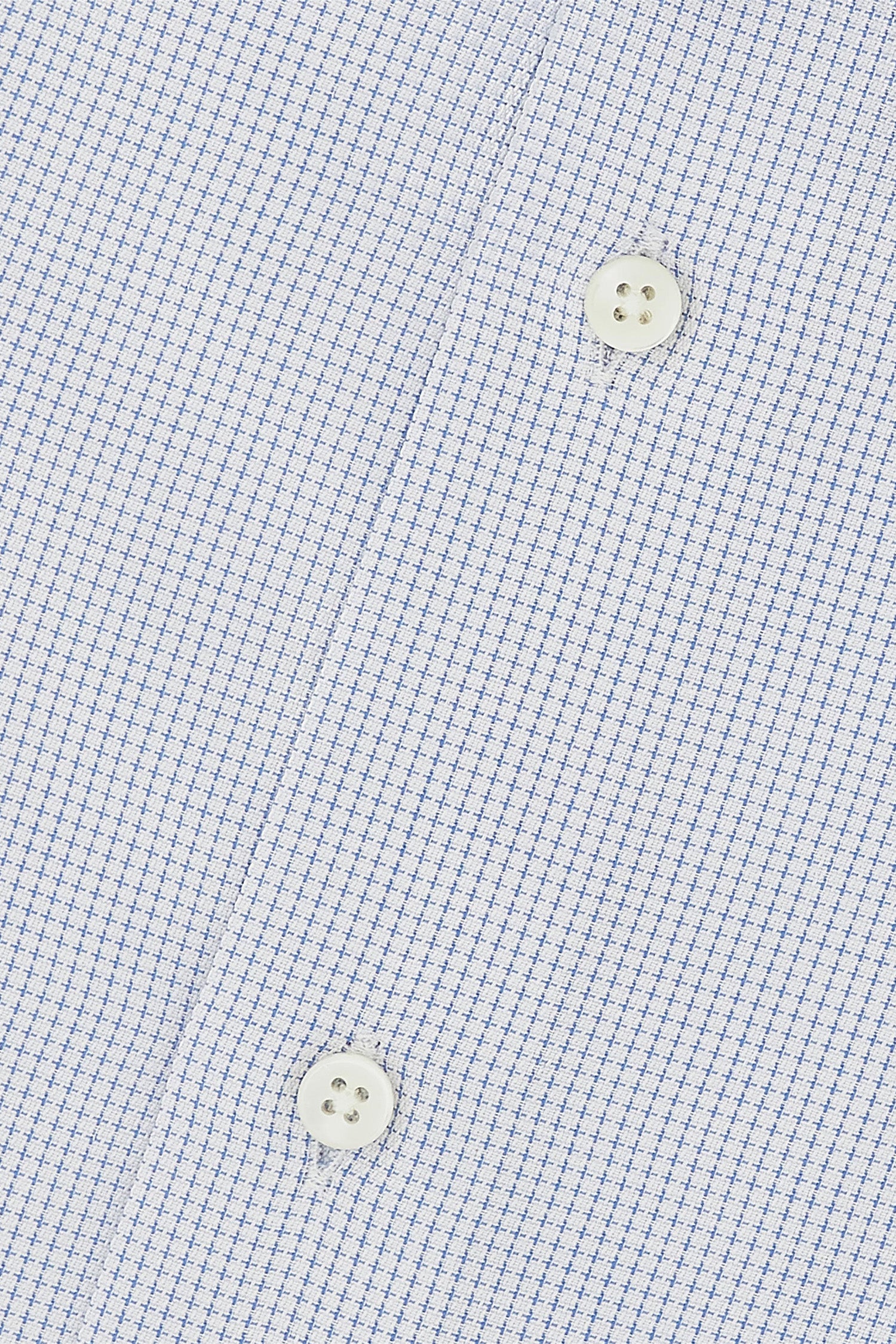 CANALI | Cross-Check Pattern Shirt | Blue