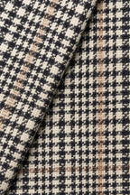 TOMBOLINI | Zero-Gravity Houndstooth Check Jacket | Blue & White