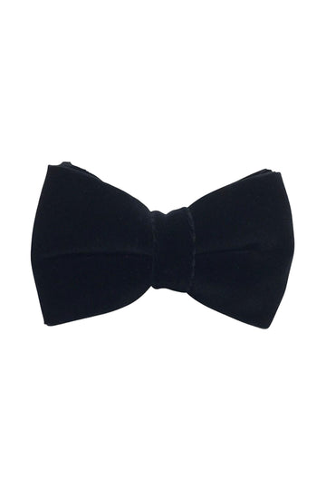 ASCOT Black Velvet Bow Tie
