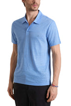 VILEBREQUIN | Soft Linen Polo | Cornflower