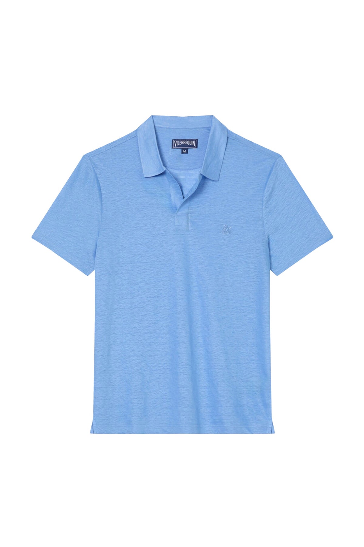 VILEBREQUIN | Soft Linen Polo | Cornflower