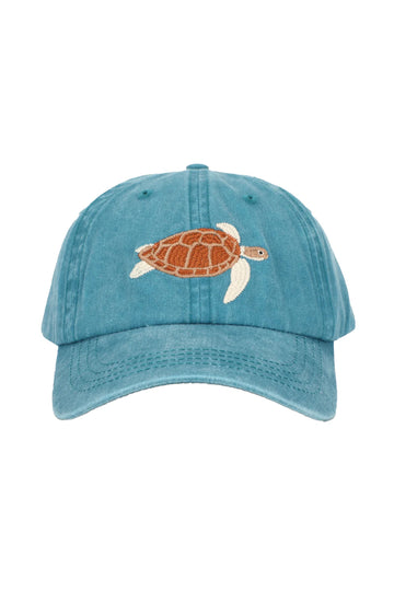 PALLION POINT Sea Blue Turtle Cap