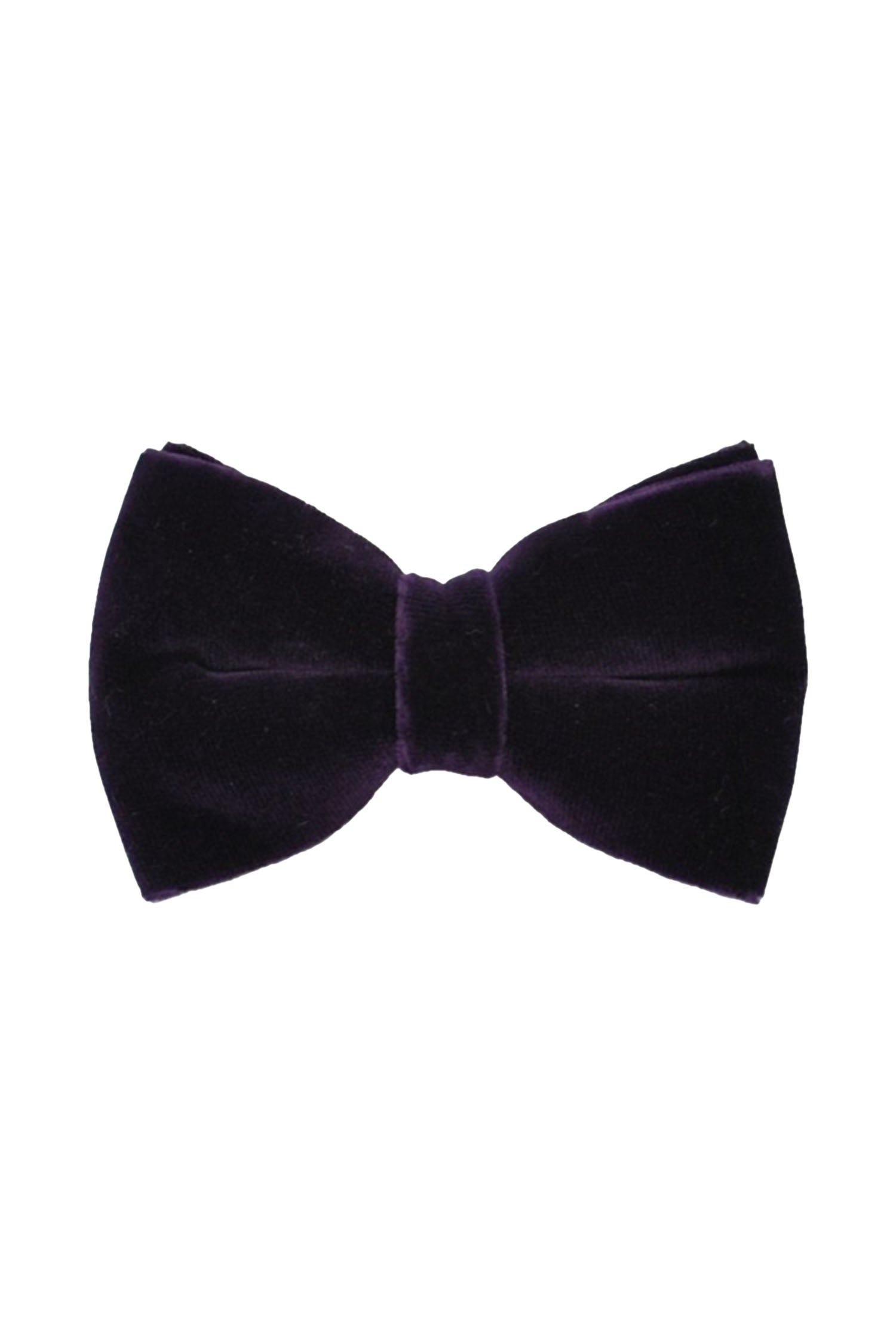 ASCOT | Velvet Bow Tie | Deep Purple