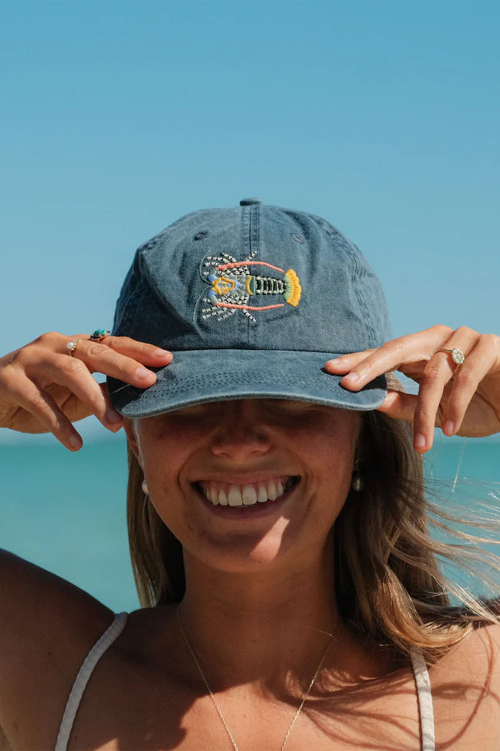 PALLION POINT | Tropical Rock Lobster Cap | Dark Stone