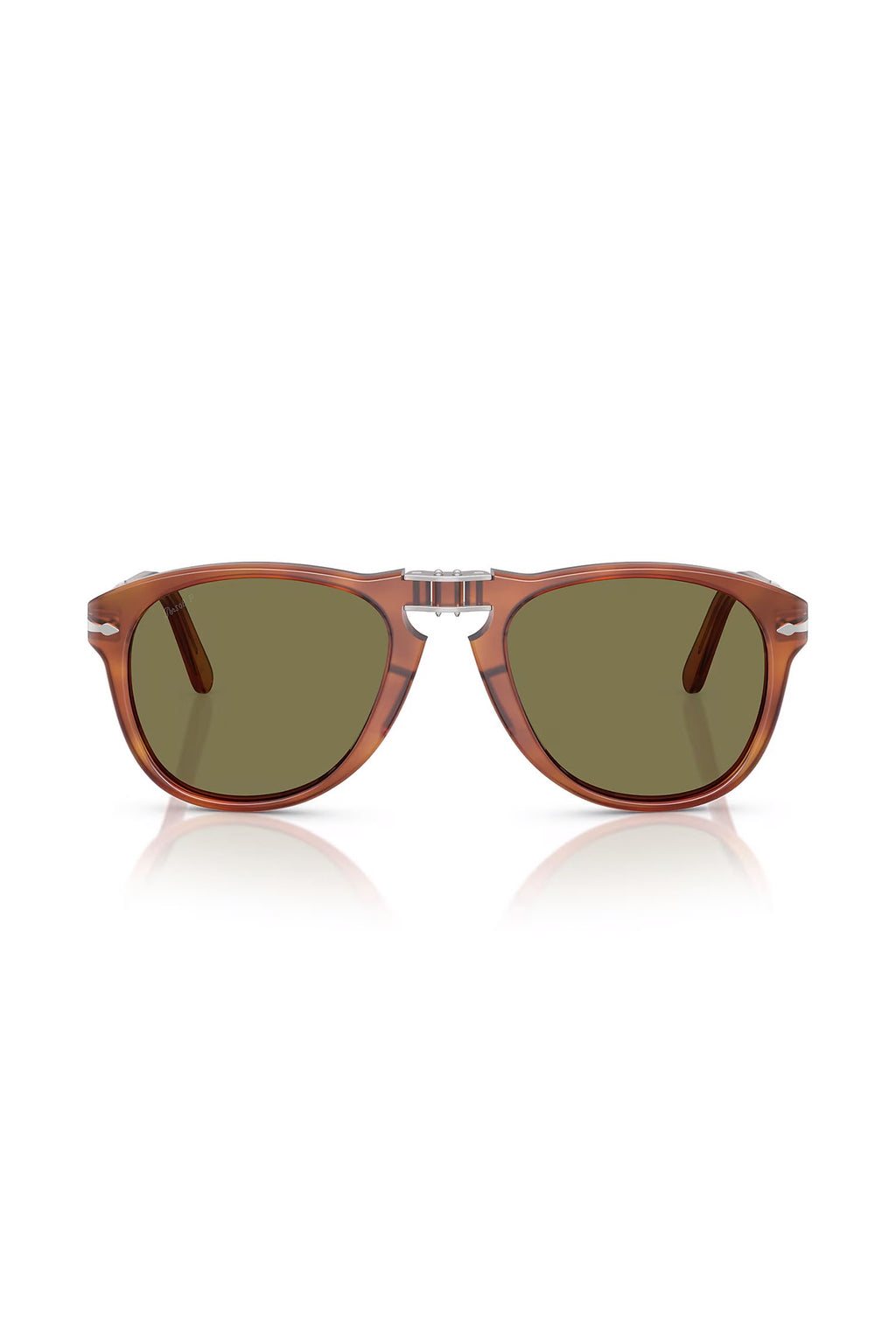 PERSOL | PO0714SM Folding Sunglasses | Tan