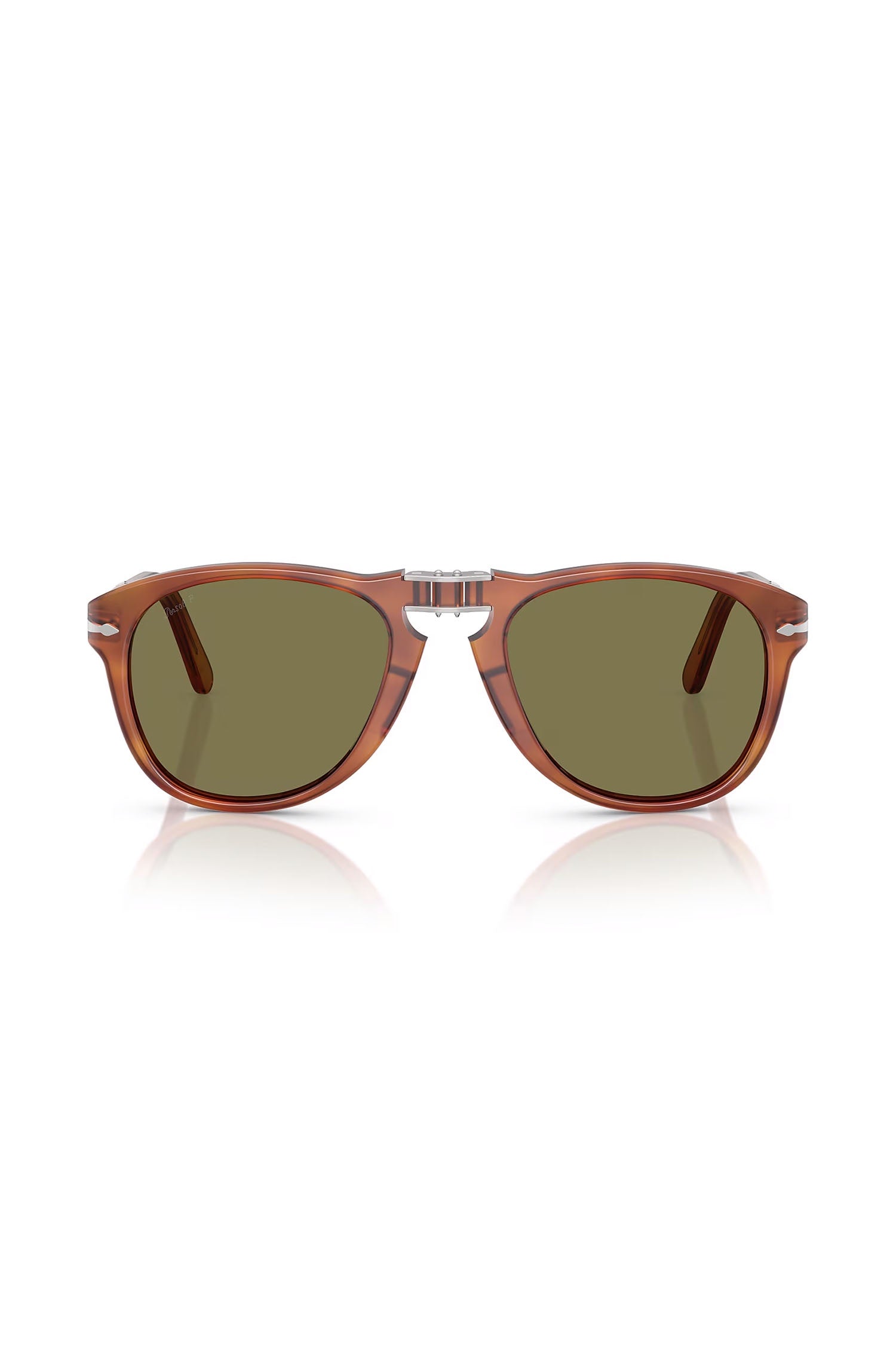 PERSOL | PO0714SM Folding Sunglasses | Tan