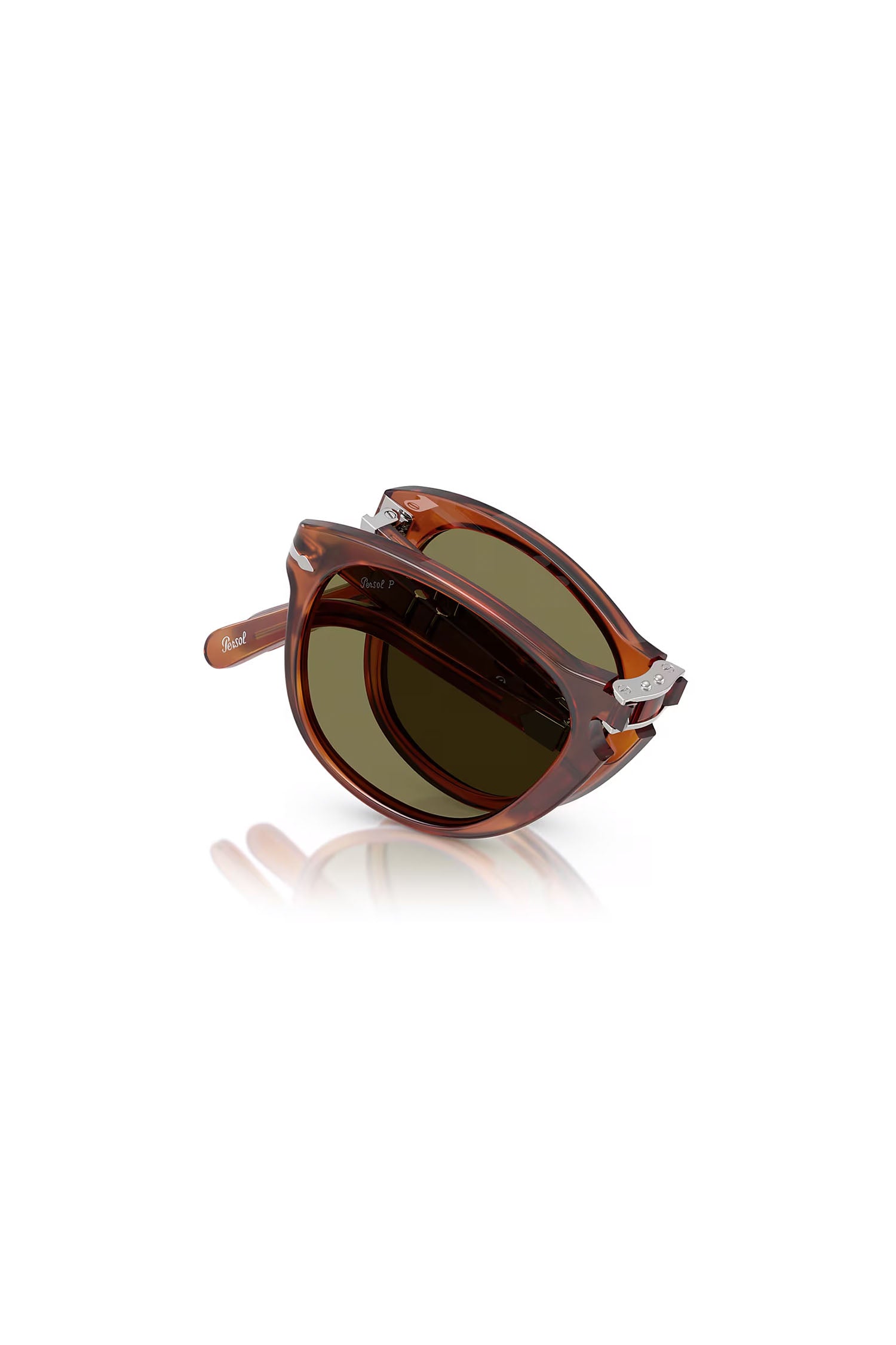 PERSOL | PO0714SM Folding Sunglasses | Tan