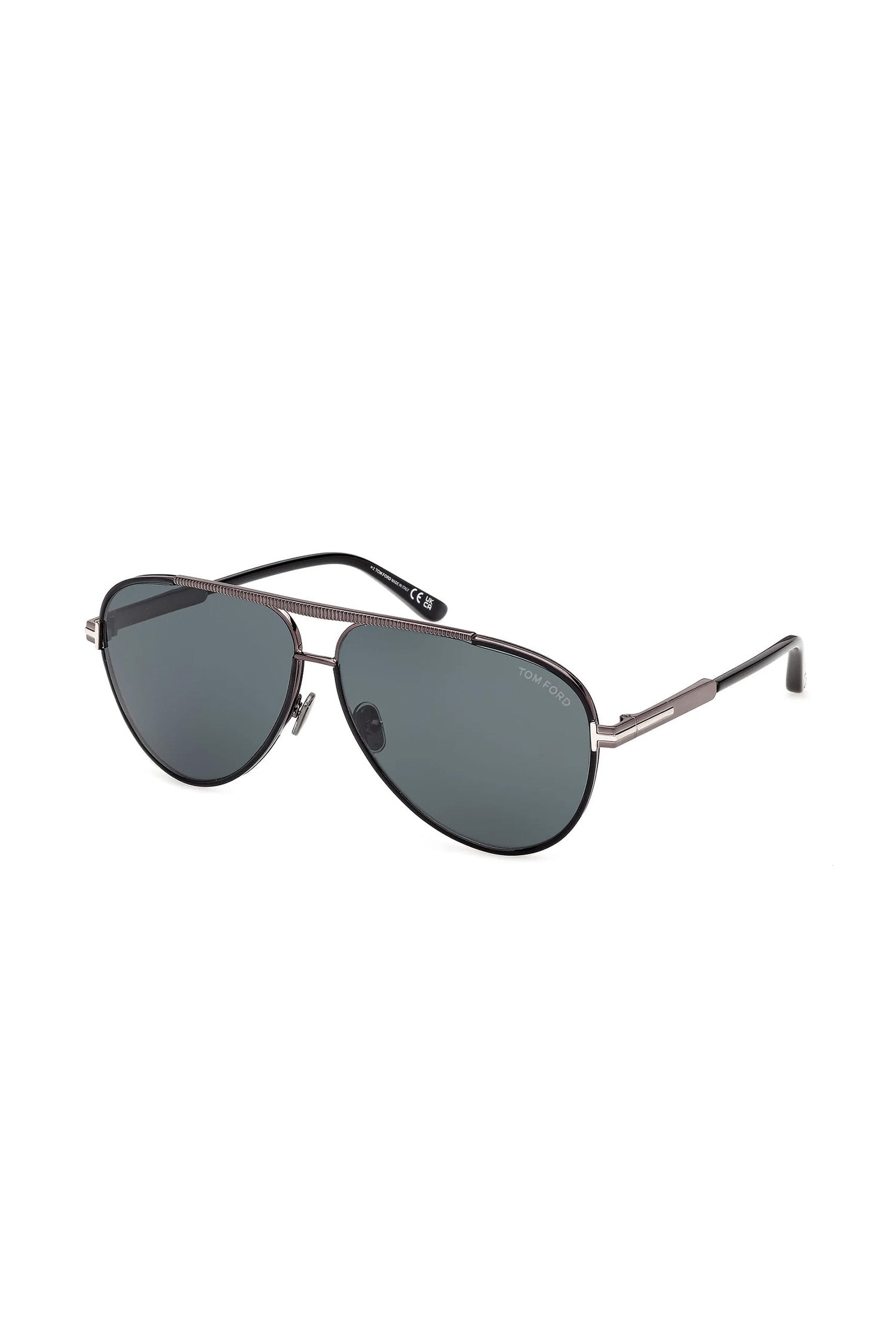 TOM FORD | Rupert-02 Sunglasses | Gunmetal & Black