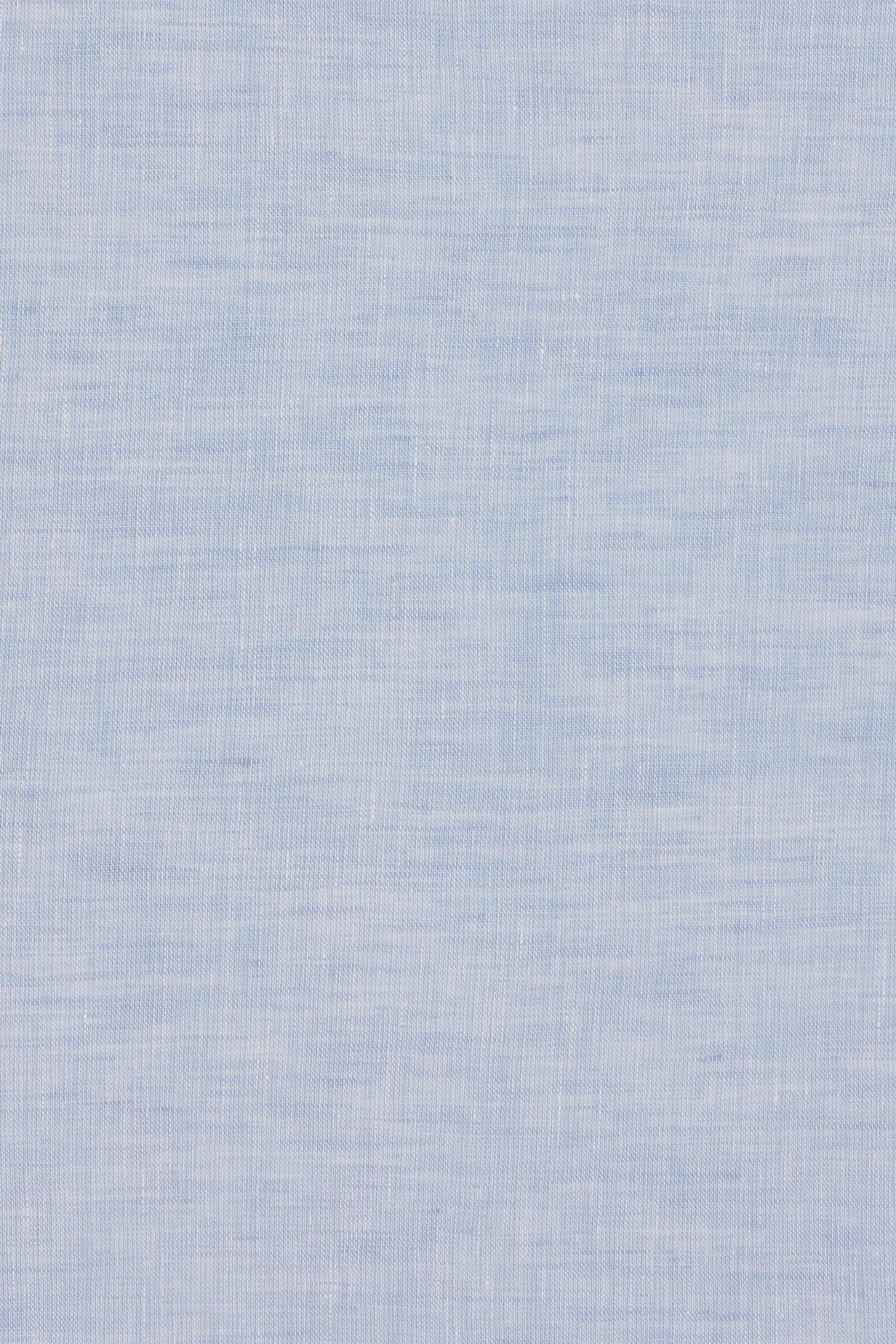 CANALI | Linen Shirt With Placket | Light Blue