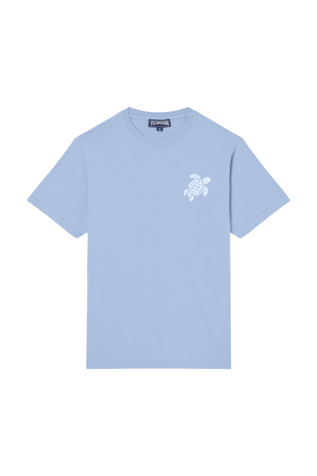 VILEBREQUIN | T-Shirt With Turtle Motif | Blue Sky