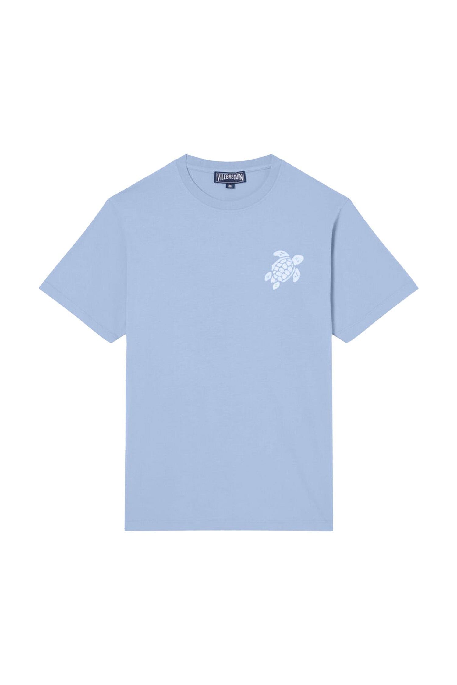 VILEBREQUIN | T-Shirt With Turtle Motif | Blue Sky