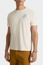 VILEBREQUIN | T-Shirt With Turtle Motif | Cream
