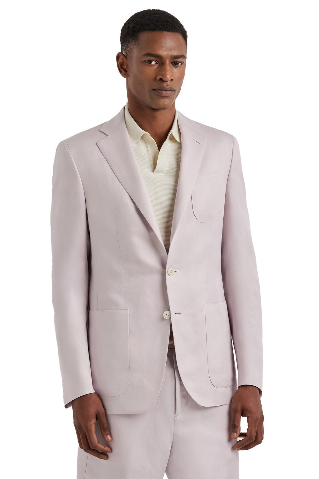 CANALI | Kei Linen & Silk Jacket | Pink