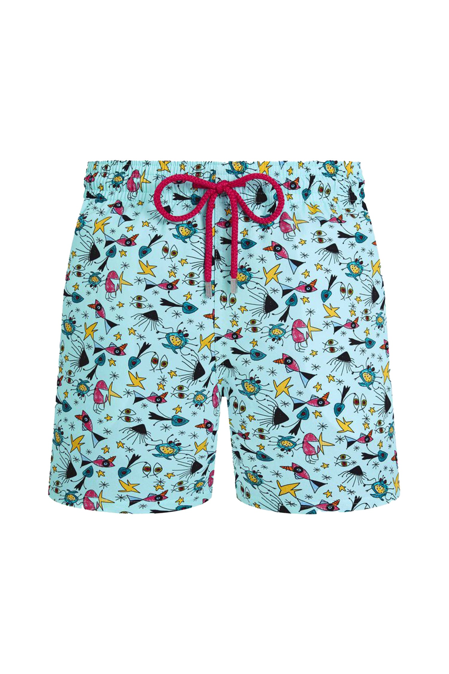 VILEBREQUIN | Moorise Kids Art Swim Shorts | Aqua Blue
