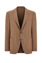 CANALI | Two-Tone Houndstooth Jacket | Brown & Chocolate