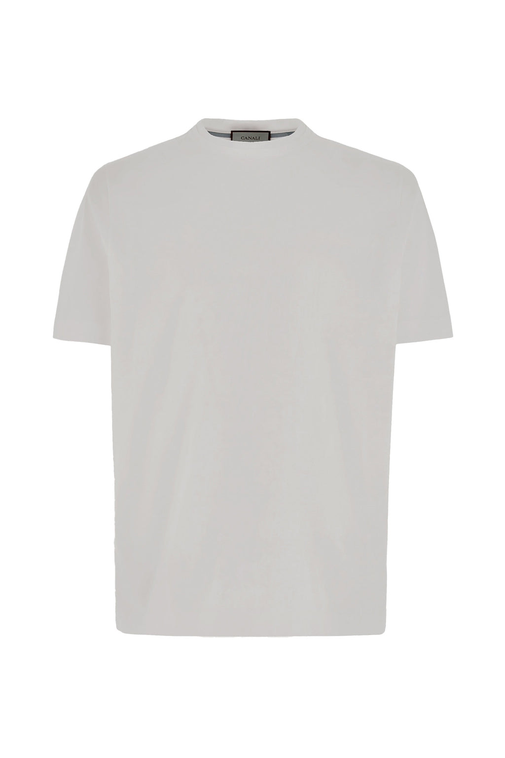 CANALI | Ribbed Crew Neck T-Shirt | Black