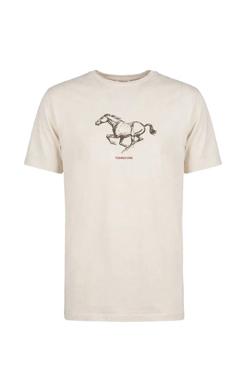 TRAMAROSSA | Running Horse T-Shirt | Beige
