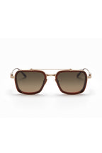 AKONI | Solis AKS-507 Sunglasses | Gold & Brown