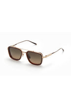 AKONI | Solis AKS-507 Sunglasses | Gold & Brown