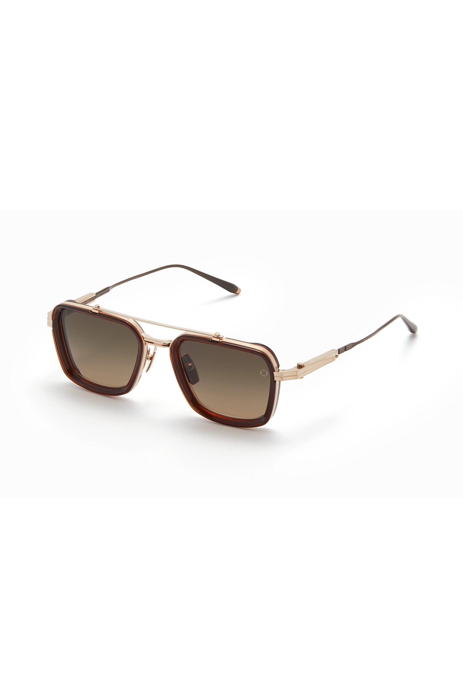 AKONI | Solis AKS-507 Sunglasses | Gold & Brown