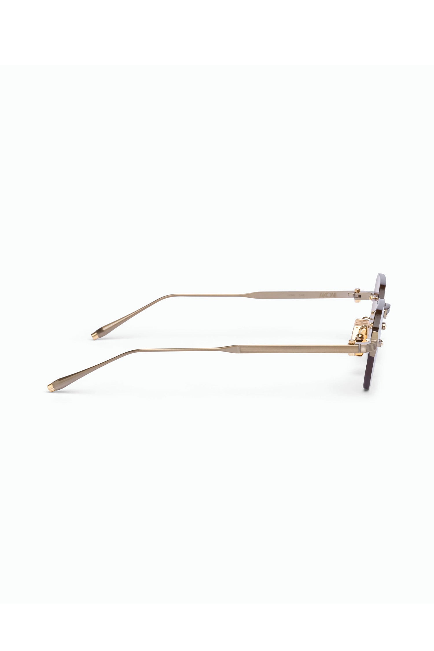AKONI | Juno-One AKS-308 Sunglasses | Gold & Brown