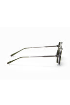 AKONI | Eris Round AKS-505 Sunglasses | Black & Green