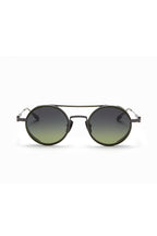 AKONI | Eris Round AKS-505 Sunglasses | Black & Green