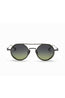 AKONI | Eris Round AKS-505 Sunglasses | Black & Green