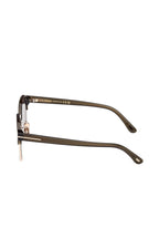 TOM FORD | Half Frame Sunglasses | Dark Green