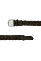 CANALI | Two-Tone Belt | Dark Brown