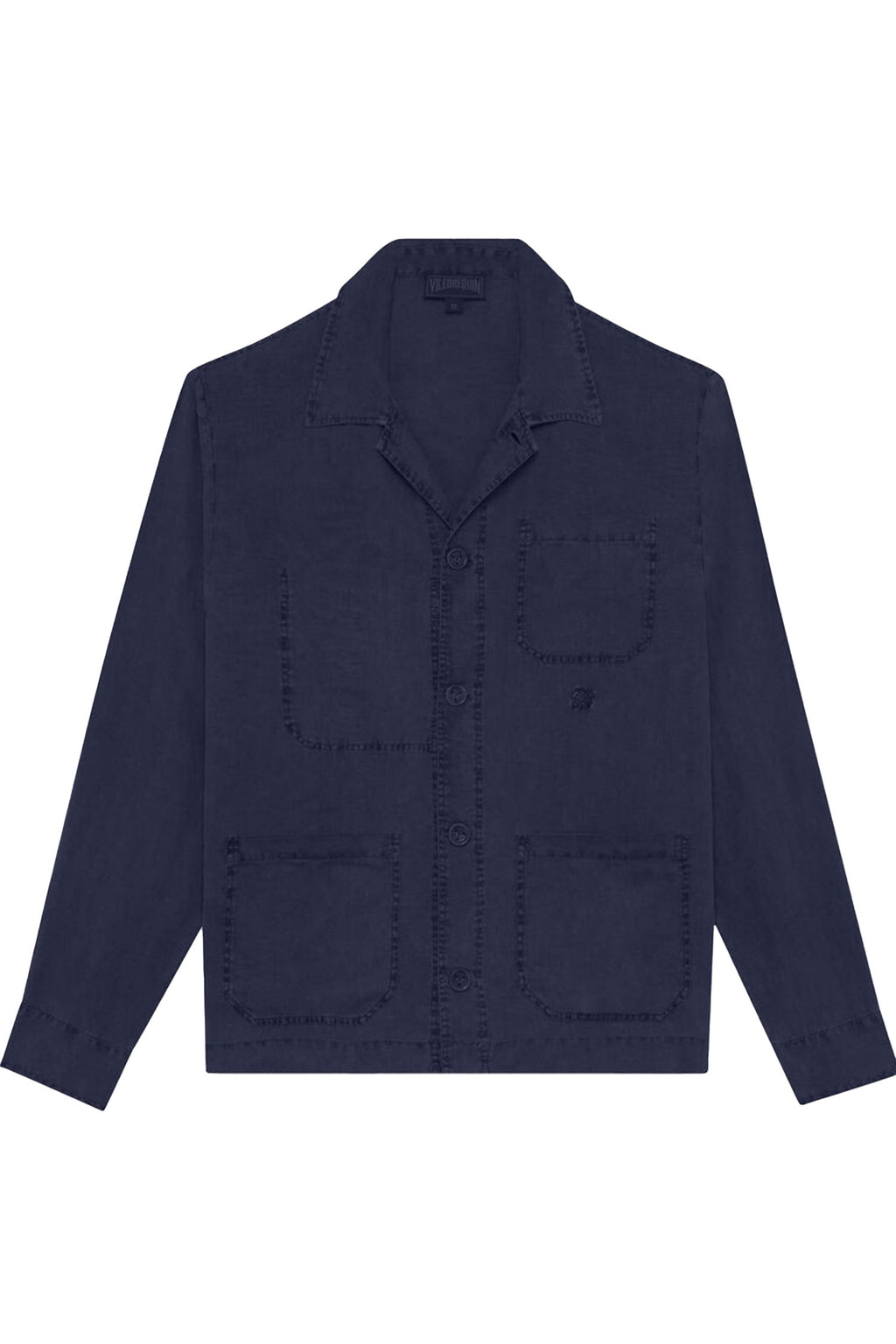 VILEBREQUIN | Overshirt With Patch Pockets | Blue