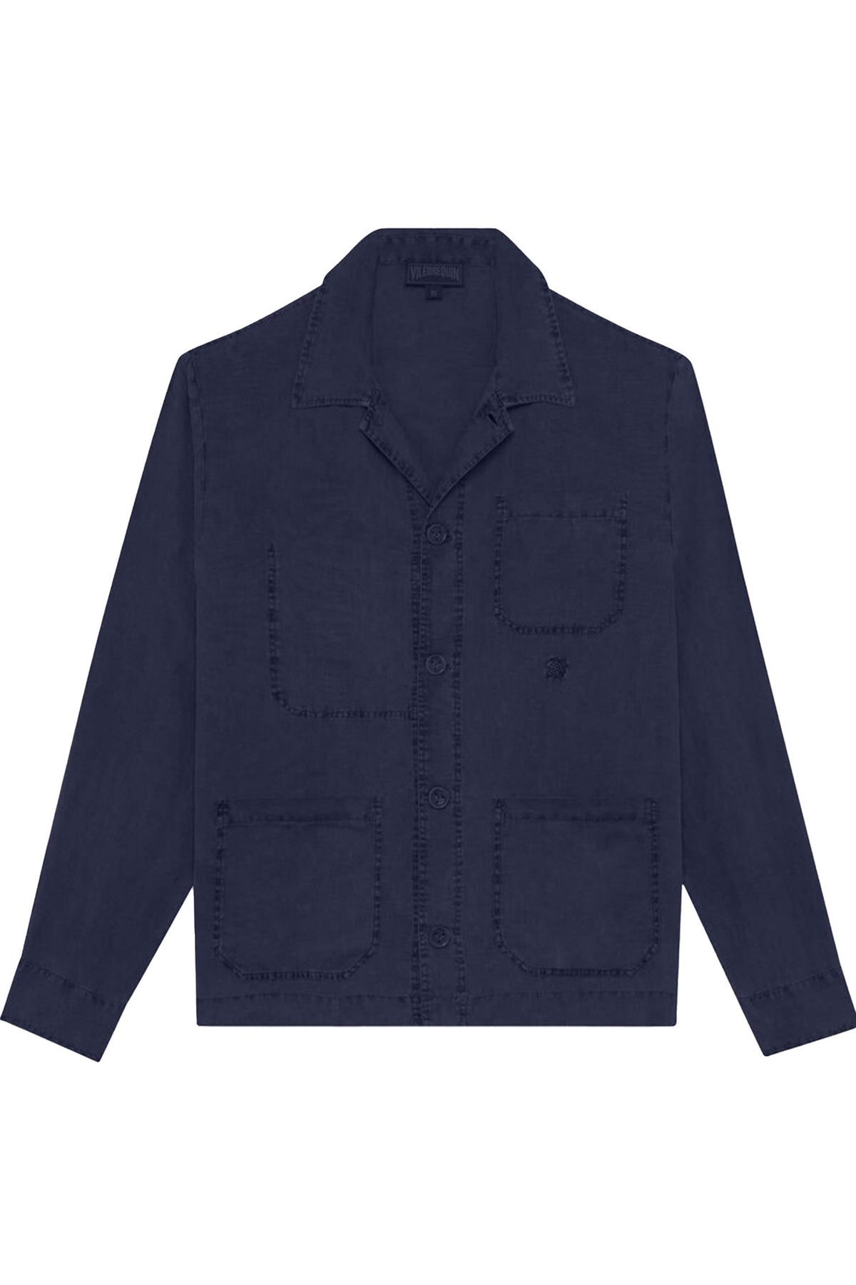 VILEBREQUIN | Overshirt With Patch Pockets | Blue
