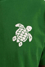 VILEBREQUIN | T-Shirt With Turtle Motif | Dark Green