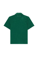 VILEBREQUIN | Terry Bowling Shirt White Trim | Dark Green