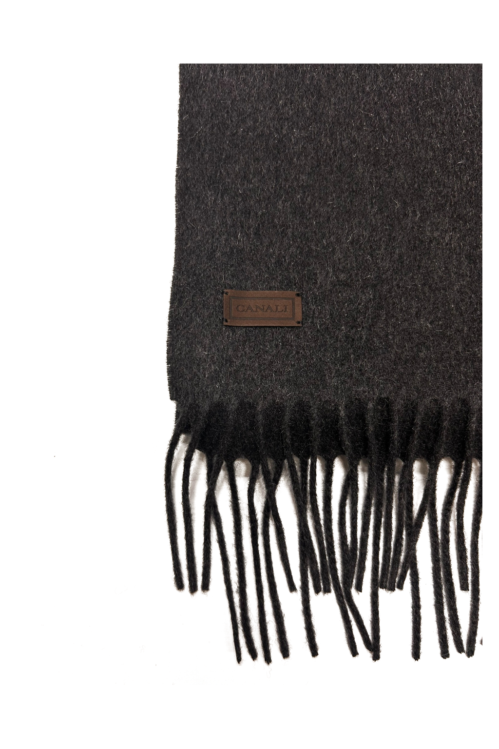 CANALI | Cashmere Scarf | Dark Charcoal