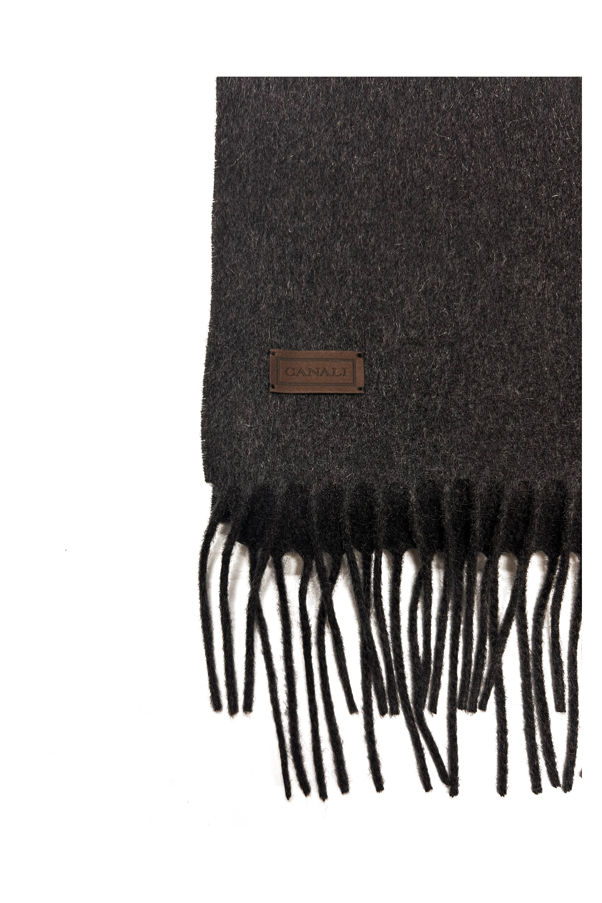 CANALI | Cashmere Scarf | Dark Charcoal