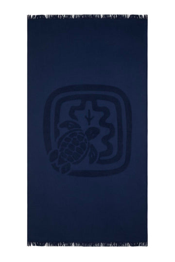 VILEBREQUIN Navy Ines De La Fressange Motif Towel