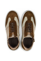 BRIONI | Knitted Sneaker | Brown & Beige